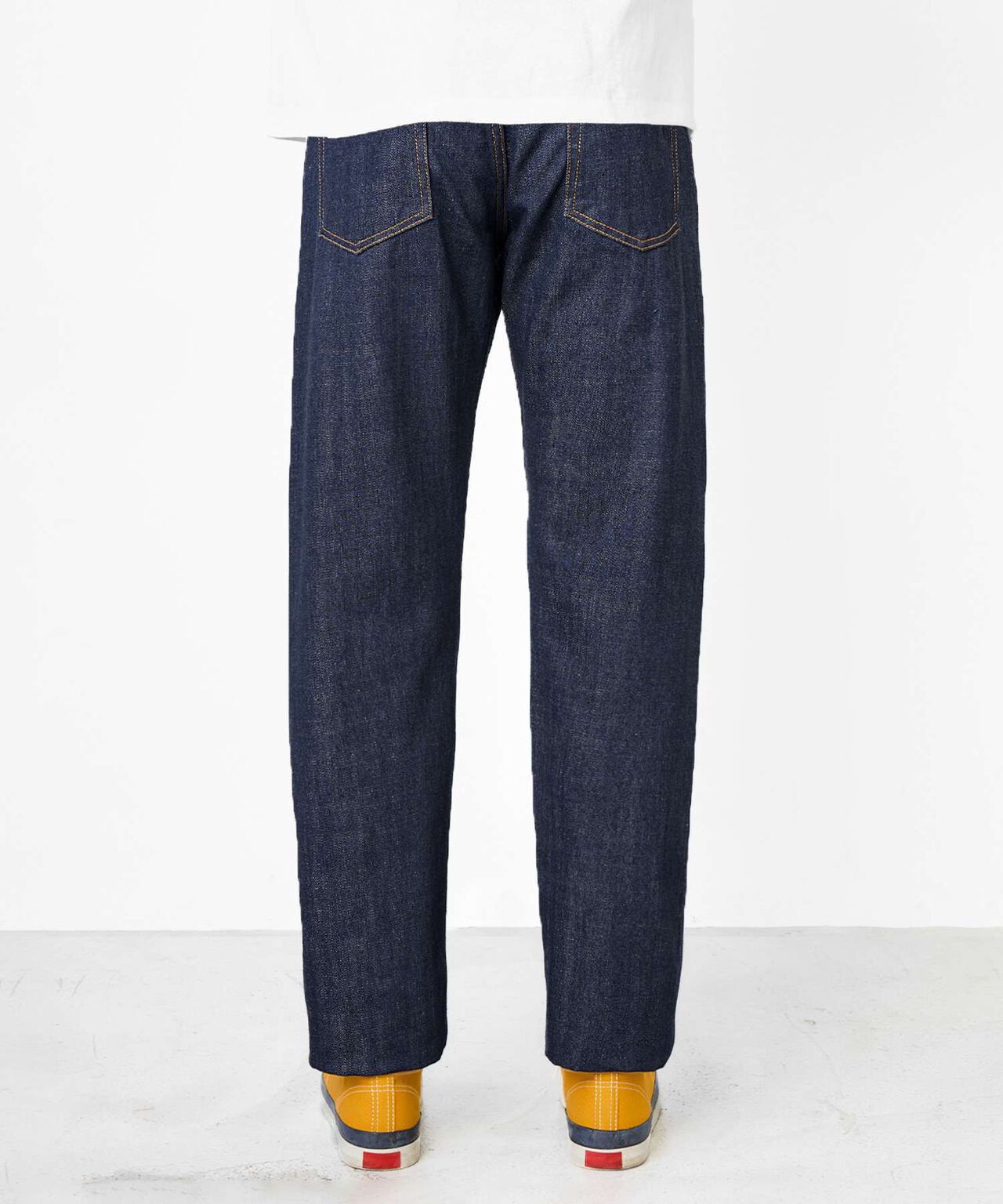 [ ONLINE EXCLUSIVE ] J455 13.5oz Suvin Gold Cotton Classic Straight Selvedge Jeans,INDIGO, large image number 2