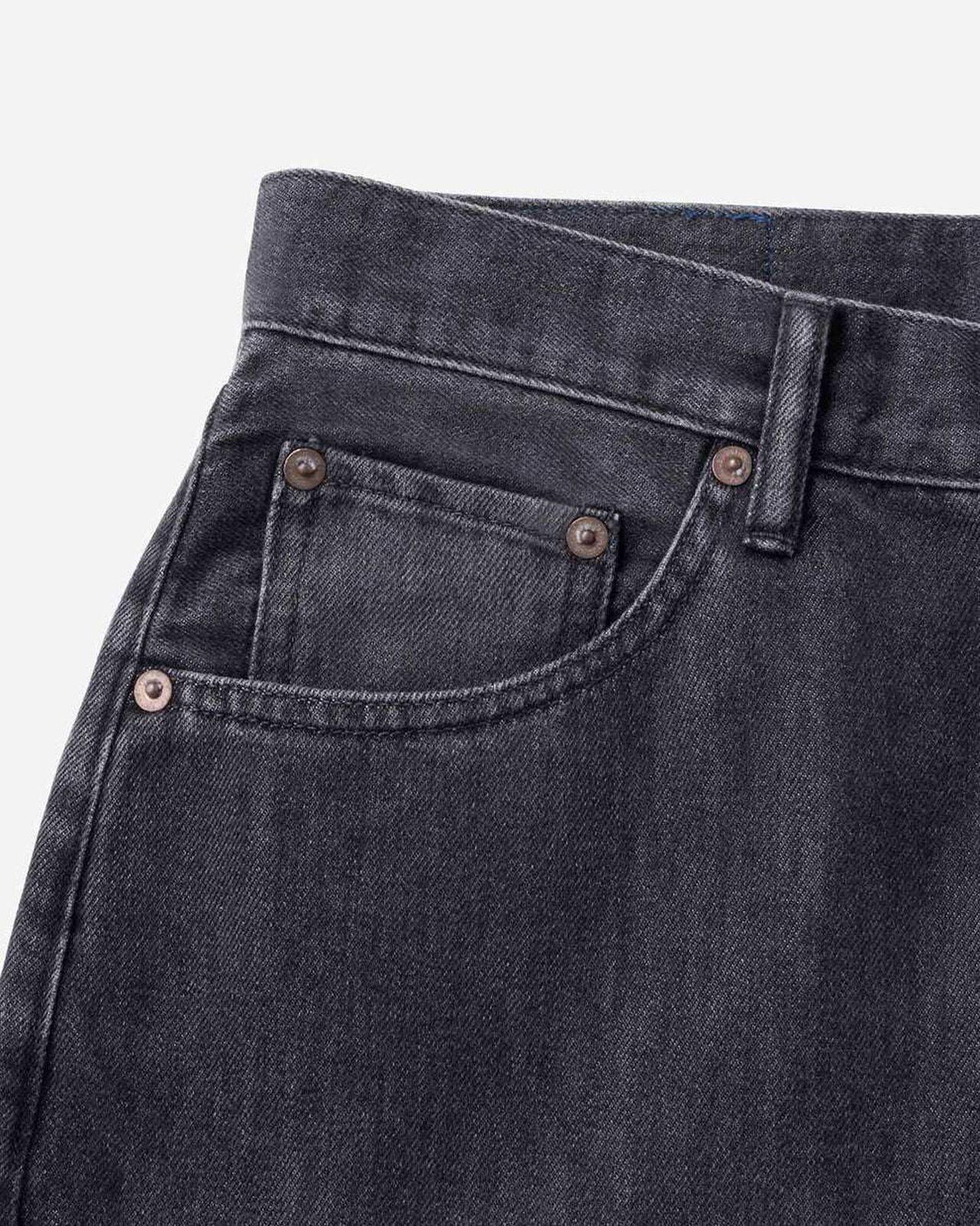 MEN | Light Loose Jeans 9oz Washed Black,WASHED BLACK, large image number 9