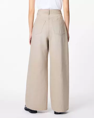 WOMEN | Loose Jeans 13.5oz Beige,BEIGE, large image number 2