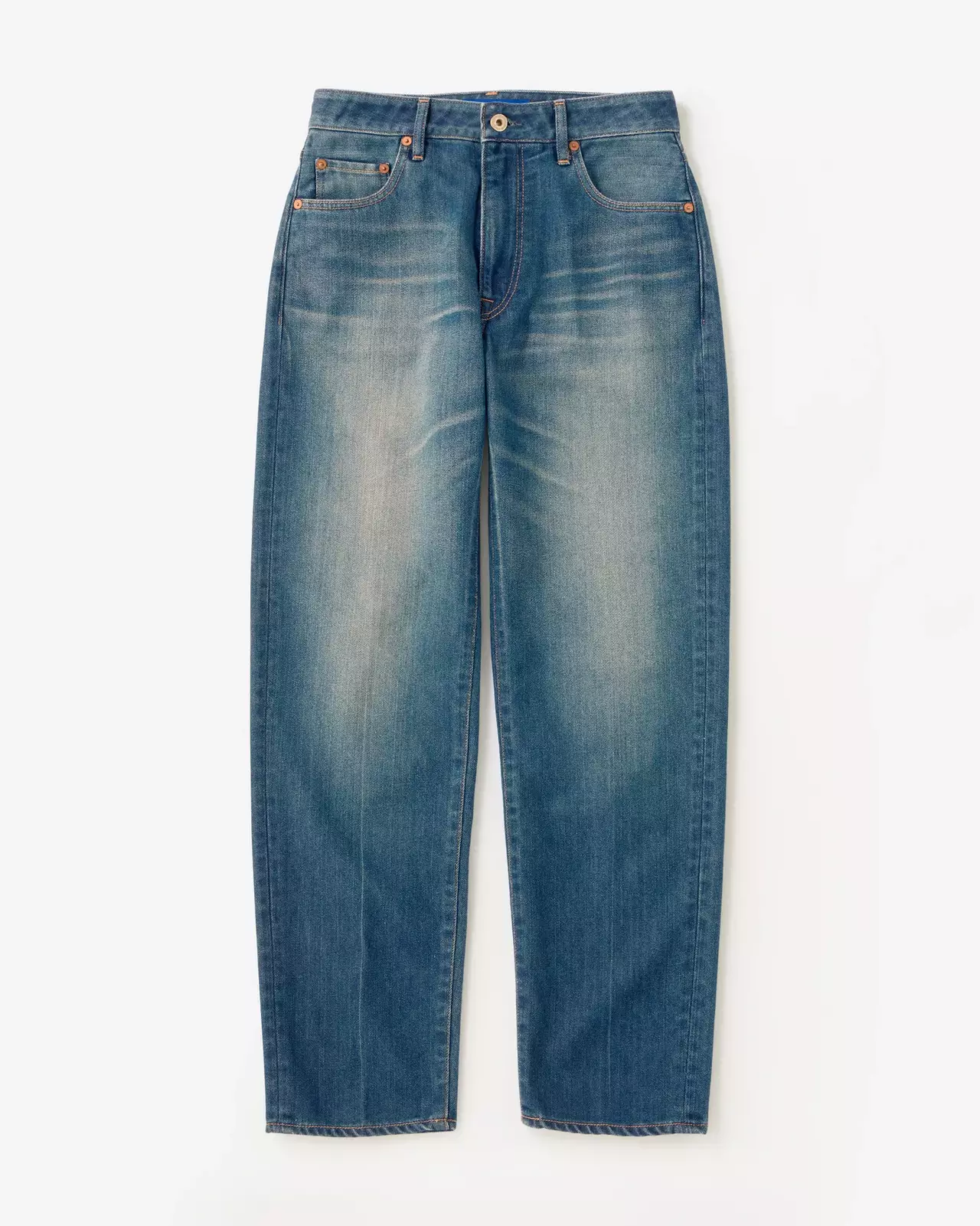 WOMEN | Light Tapered Jeans 9oz  Medium Indigo,MEDIUM INDIGO, large image number 4