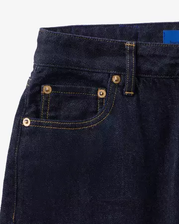 WOMEN | Selvedge Slim Straight Jeans 12oz,INDIGO, large image number 8