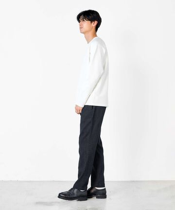 Sashiko Easy Tapered Pants,INDIGO, small image number 4