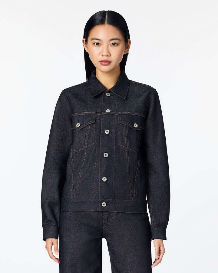 WOMEN | Light Denim Jacket 9oz Rigid,, medium