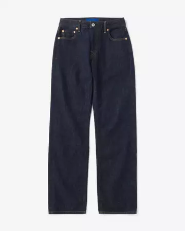 WOMEN | Selvedge Slim Straight Jeans 12oz,INDIGO, large image number 3