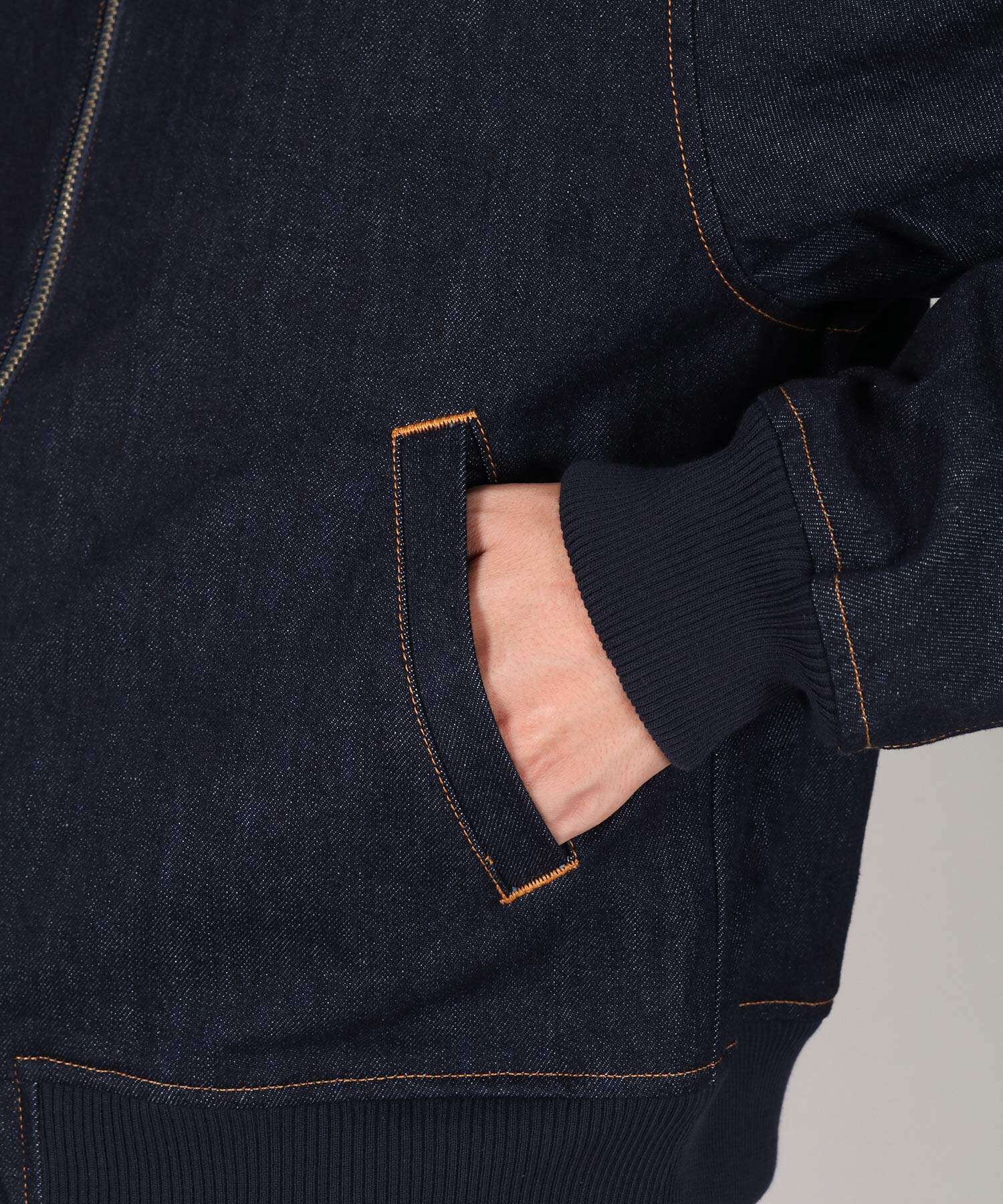 11.5oz Denim Bomber Jacket