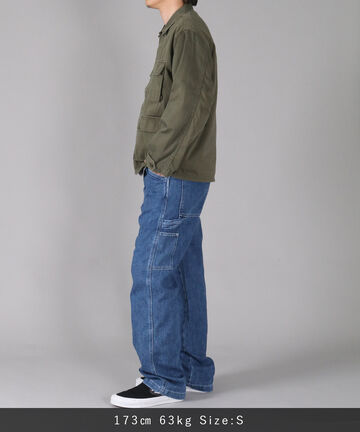 11oz Denim Smooth Painter Pants,MEDIUM INDIGO, large image number 13