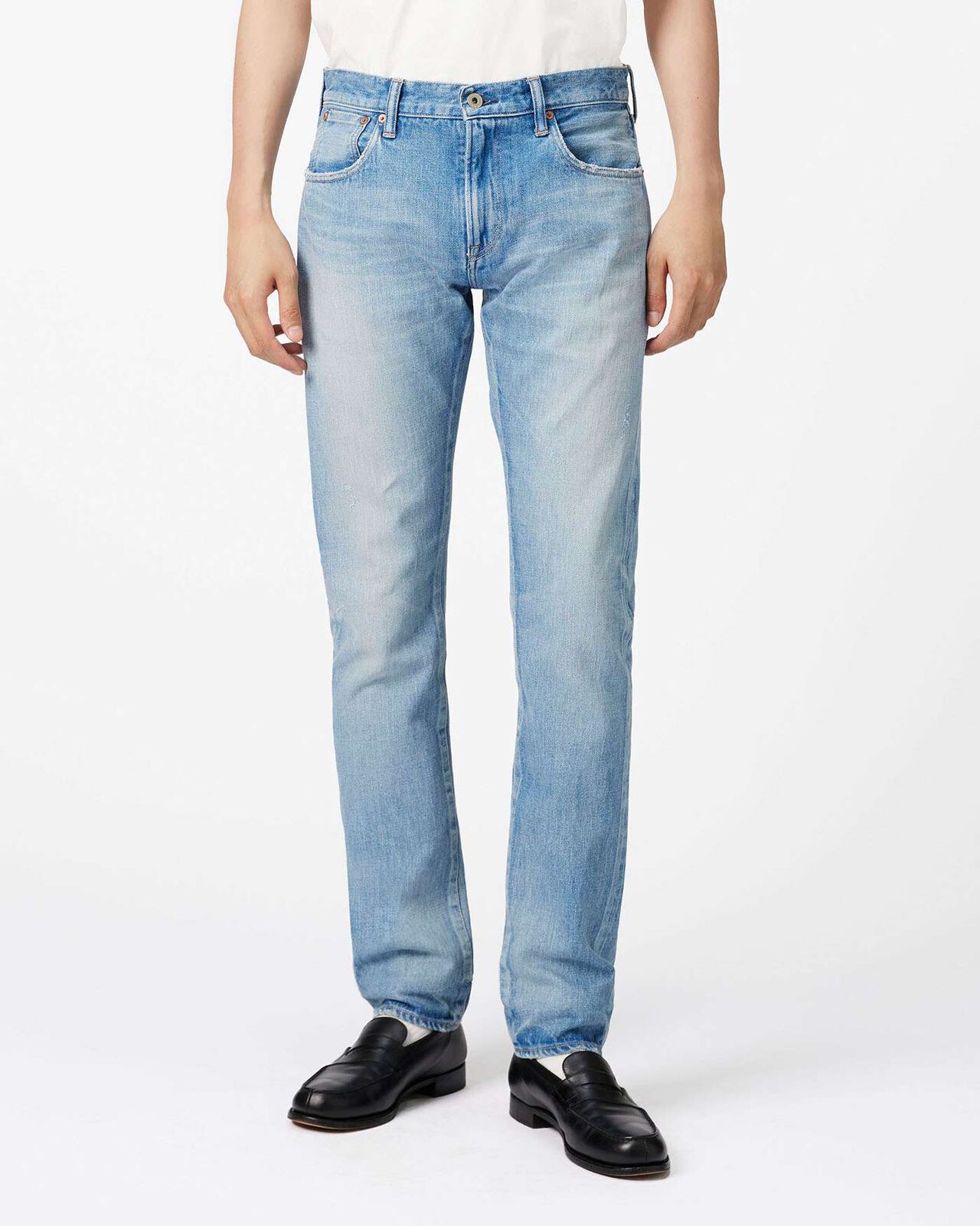Vintage Slim Jeans 12oz Light Indigo,LIGHT INDIGO, large image number 0