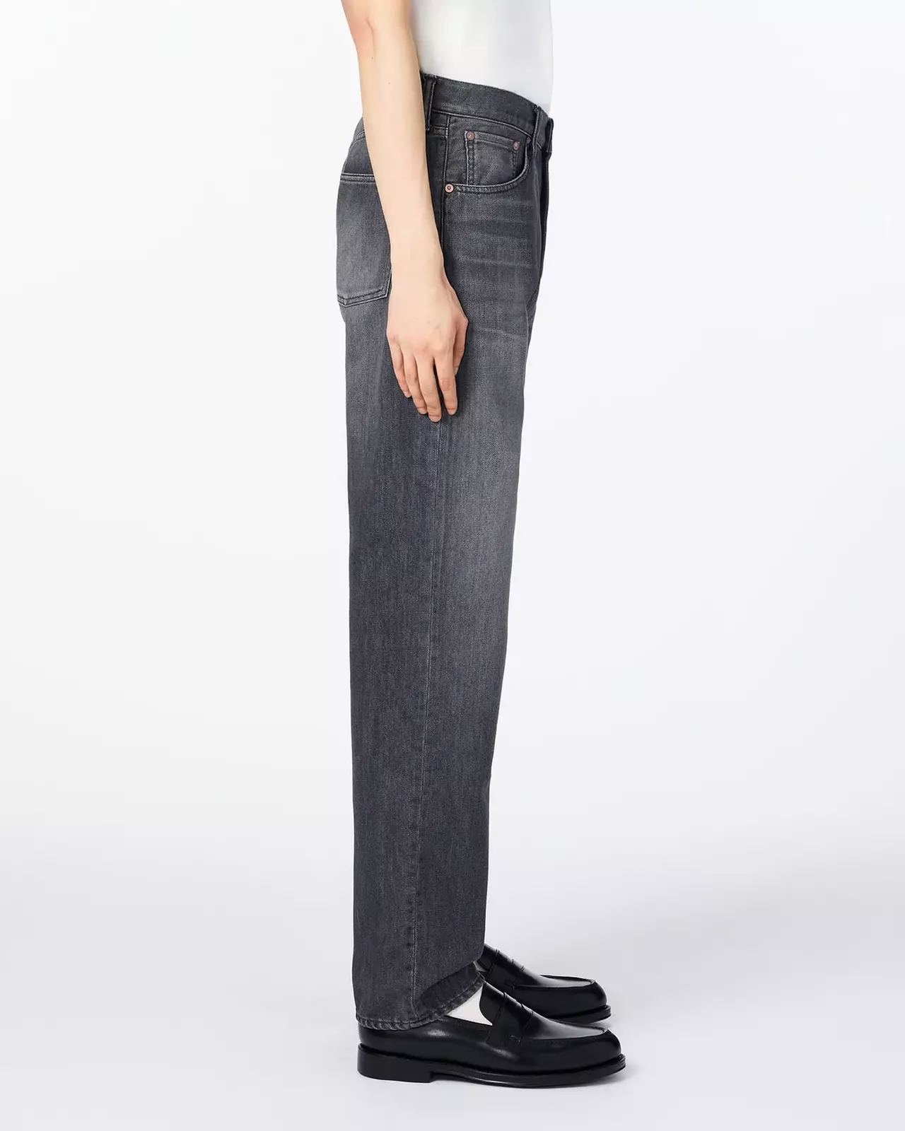 MEN | Light Straight Jeans 9oz Washed Black,WASHED BLACK, large image number 1