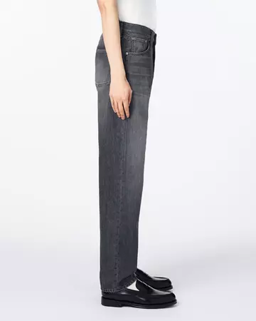 MEN | Light Straight Jeans 9oz Washed Black,WASHED BLACK, large image number 1