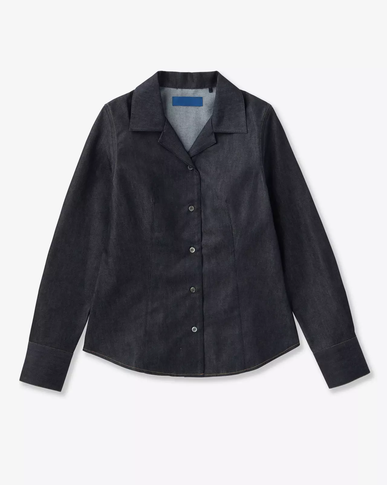 WOMEN | Light Denim Compact Shirt 7oz Rigid,RIGID, large image number 6