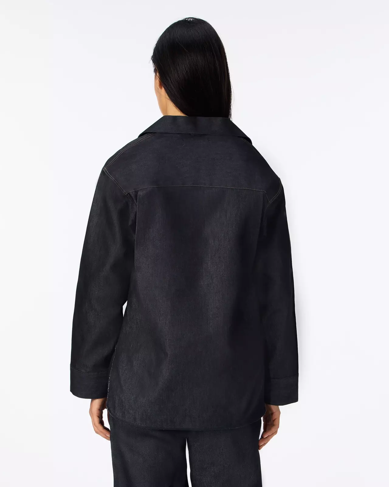 WOMEN | Light Denim Skipper Shirt 7oz Rigid,RIGID, large image number 2