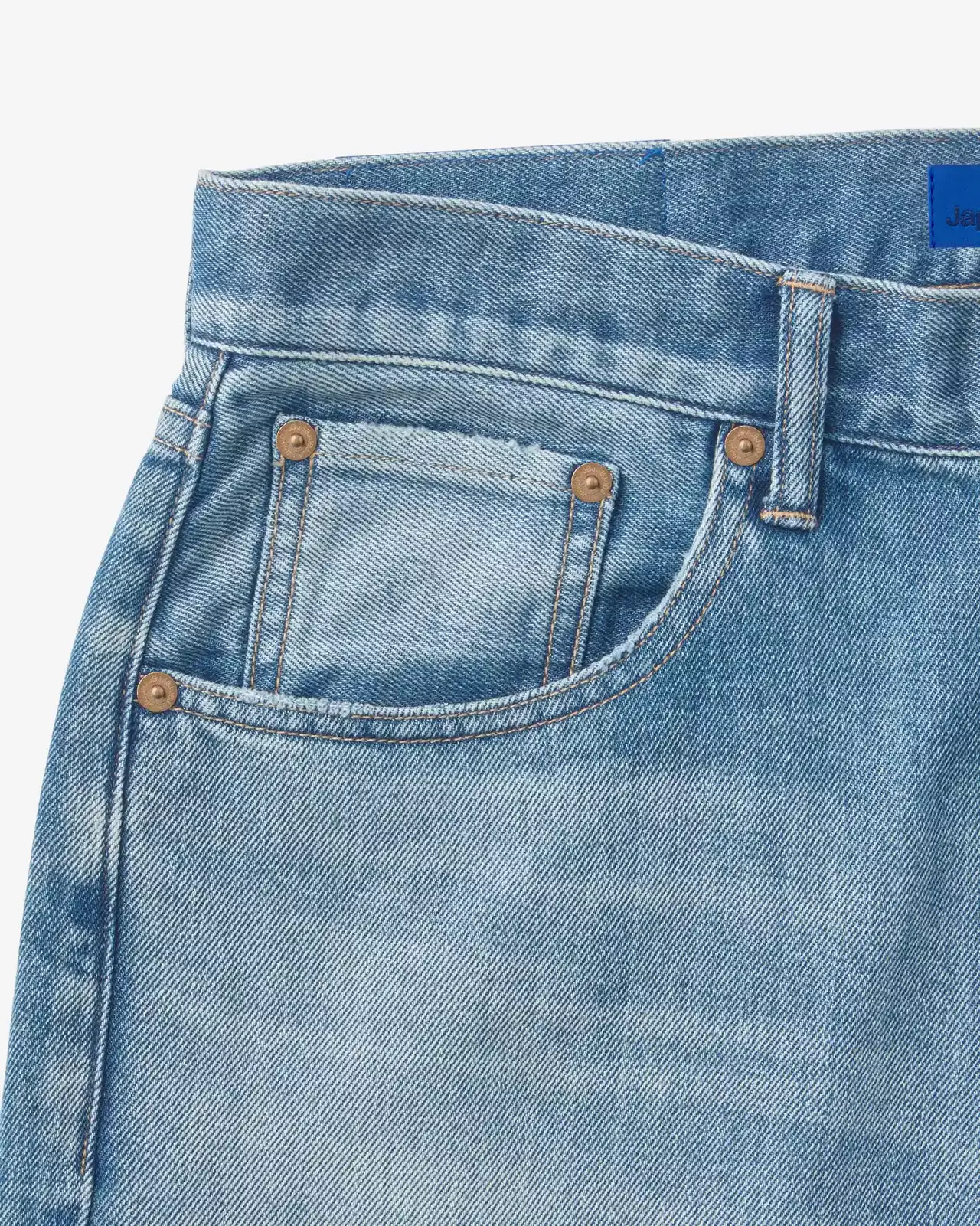 MEN | Light Straight Jeans 9oz Medium Indigo,MEDIUM INDIGO, large image number 8