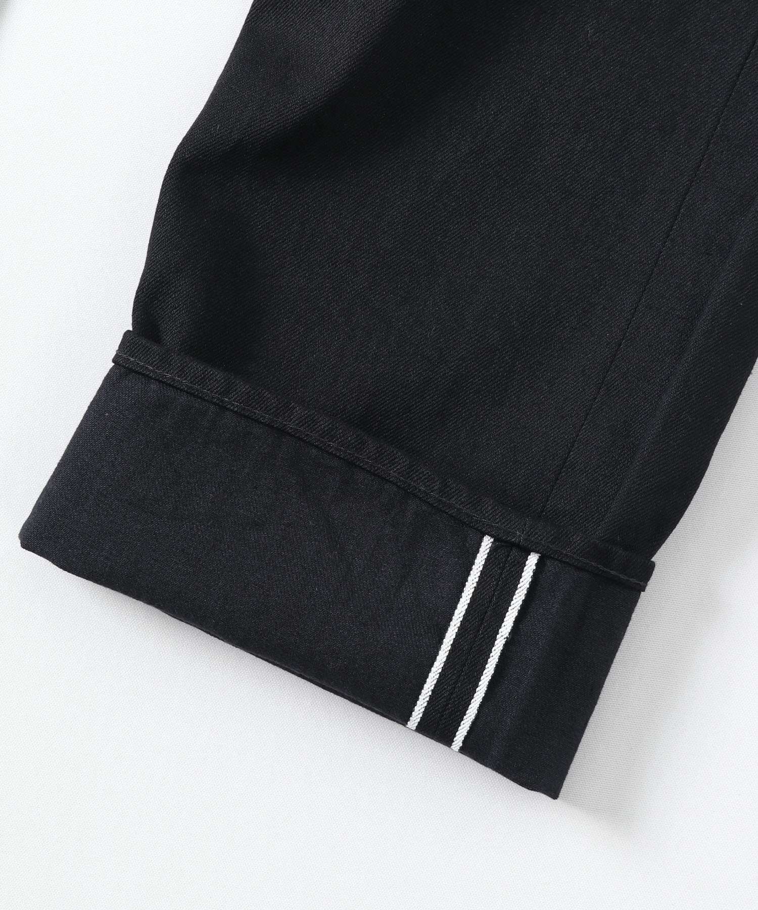 J514 14oz Black Loose Selvedge Jeans