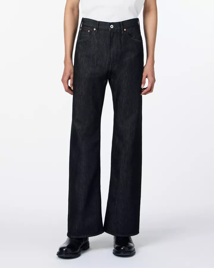 MEN | Light Flare Jeans 9oz Black,, medium