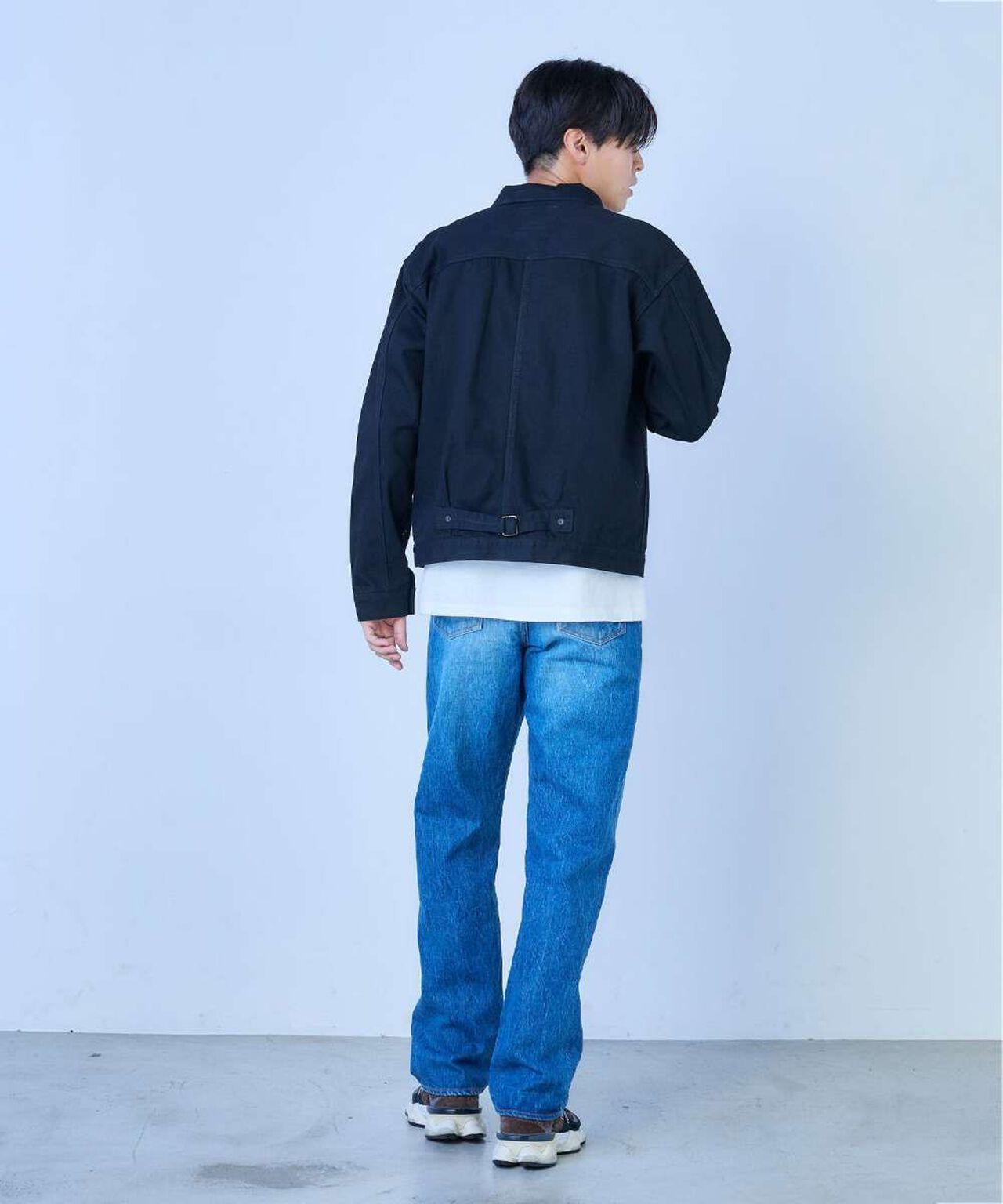 J501_MID 14.8oz Loose Selvedge Jeans (Aging Wash),MEDIUM INDIGO, large image number 12