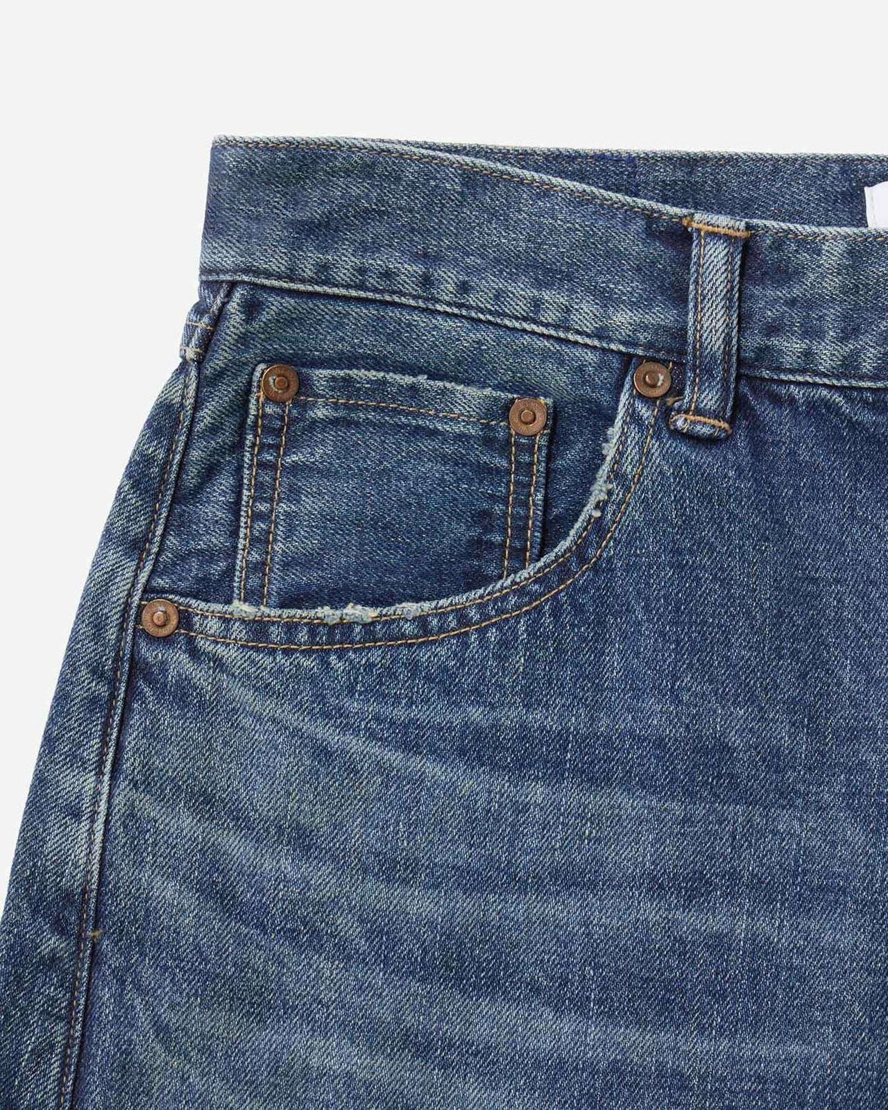 MEN | ReDESIGN Skew Straight Jeans 12oz Dark Indigo,DARK INDIGO, large image number 11