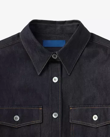 WOMEN | Light Denim Work Shirt 7oz Rigid,RIGID, large image number 7