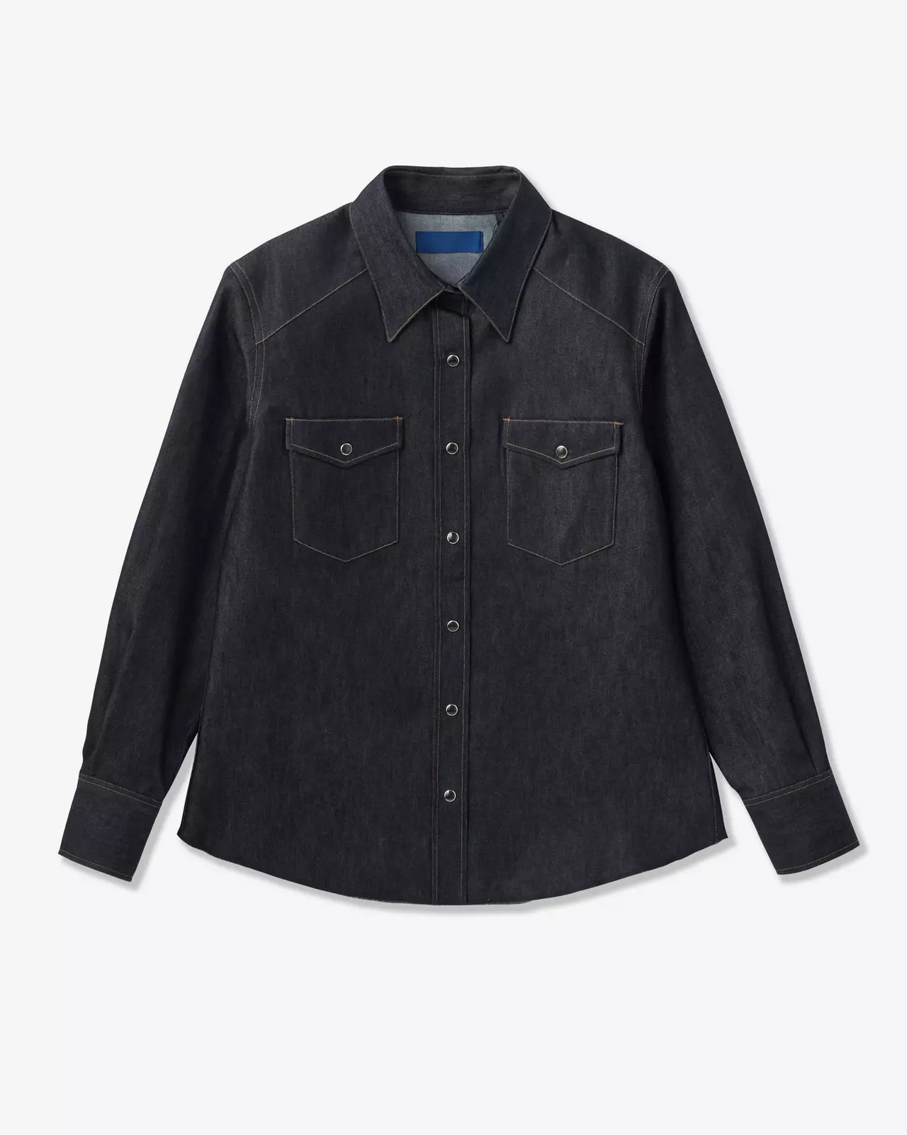 WOMEN | Light Denim Western Shirt 7oz Rigid,RIGID, large image number 6
