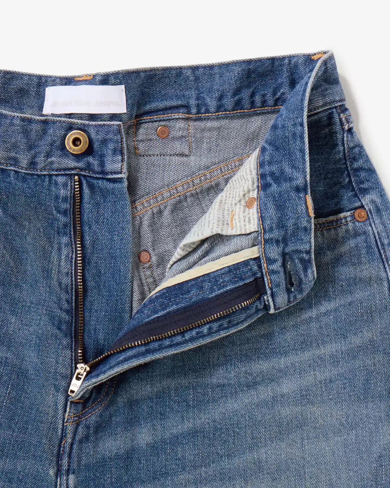 MEN | ReDESIGN Skew Wide Jeans 12oz Dark Indigo,DARK INDIGO, large image number 6