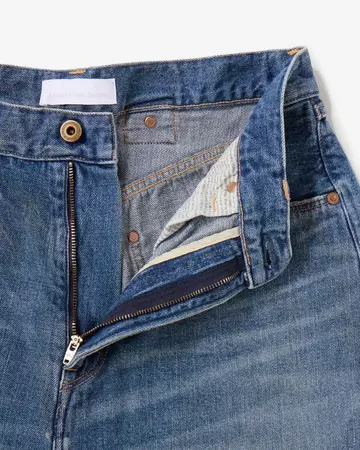 MEN | ReDESIGN Skew Wide Jeans 12oz Dark Indigo,DARK INDIGO, large image number 6