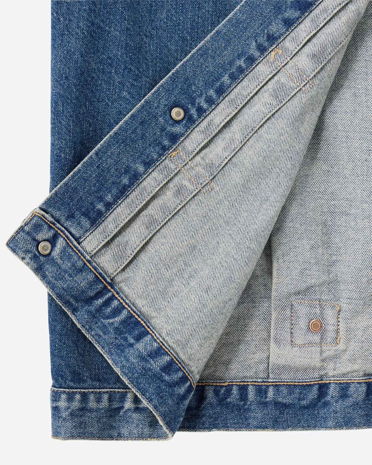 WOMEN | Cutoff Denim Jacket 11oz Medium Indigo,MEDIUM INDIGO, large image number 8