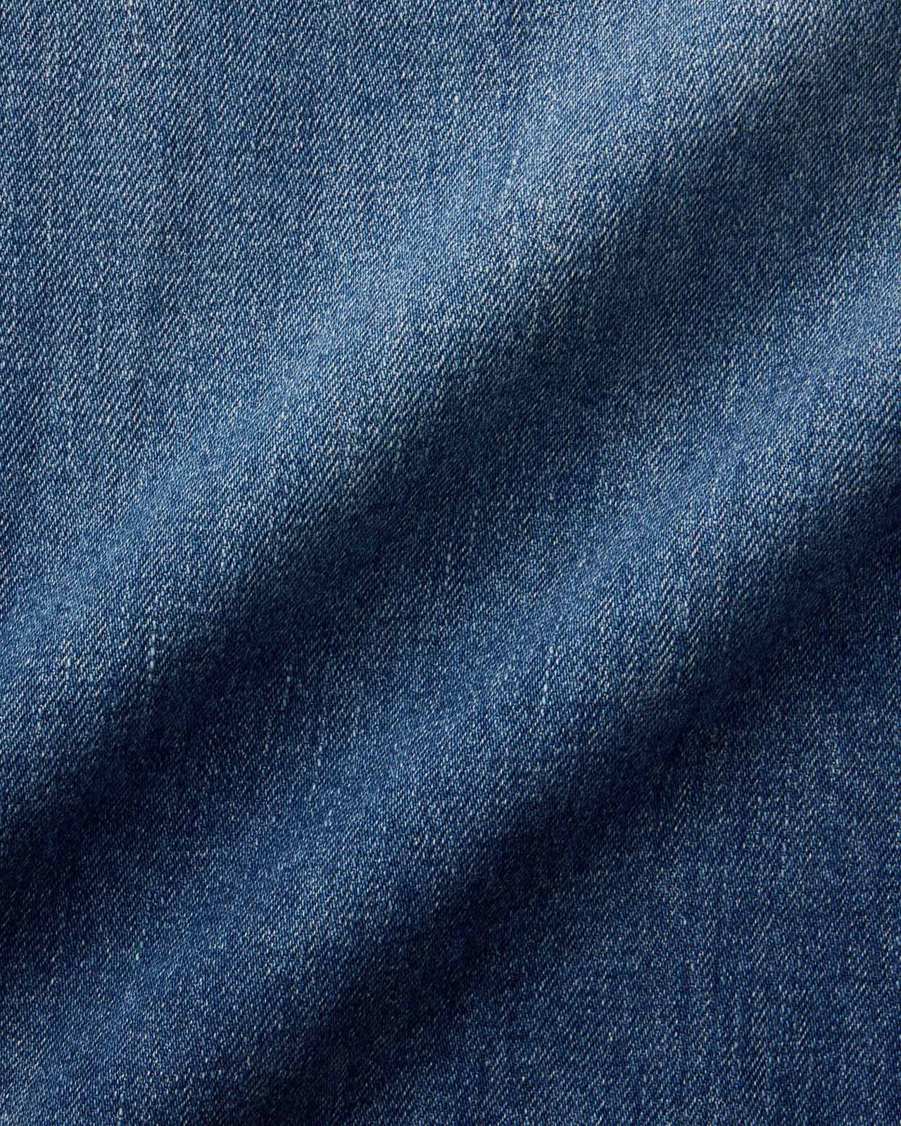 Selvedge Denim Jacket 12oz Medium Indigo,MEDIUM INDIGO, large image number 7