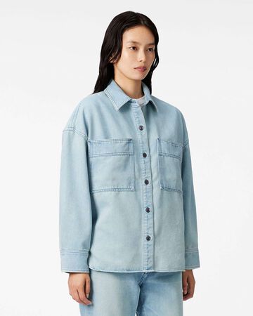 Light Denim Shirt 9oz,LIGHT INDIGO, small image number 1