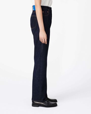 Selvedge Slim Straight Jeans 12oz,INDIGO, small image number 1