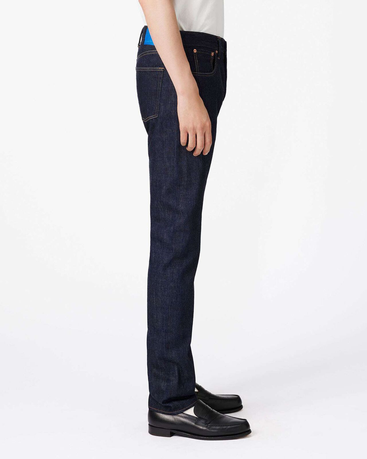 Selvedge Slim Jeans 12oz,INDIGO, large image number 1