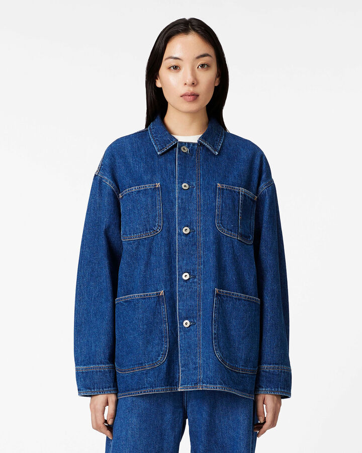 Selvedge Coveralls 12oz Medium Indigo,, medium