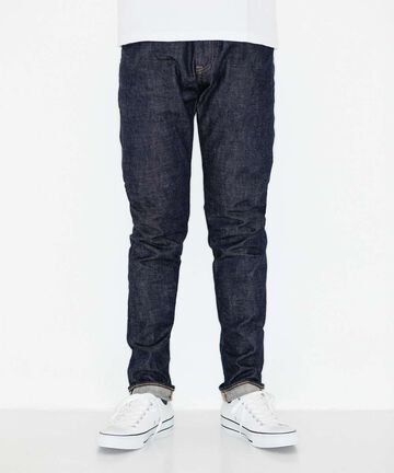 J201 CIRCLE Tapered 14.8oz American Cotton Vintage Selvedge Jeans,INDIGO, small image number 0