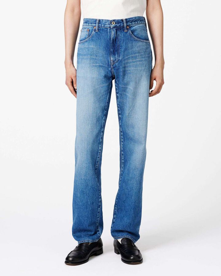 Selvedge Straight Jeans 12oz Medium Indigo,, medium