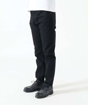 J314 14oz Black Straight Selvedge Jeans,BLACK, small image number 1
