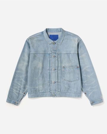 MEN | ReDESIGN Type 1 Denim Jacket 12oz Light Indigo,LIGHT INDIGO, large image number 4
