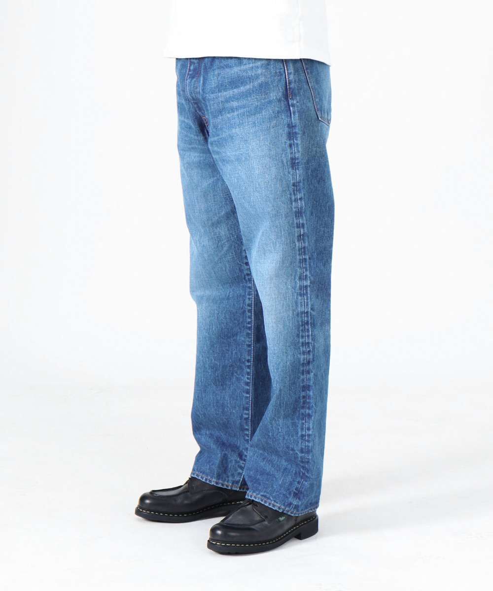 シューズ JEANS J501_MID 14.8oz Loose Selvedge Jeans (Aging Wash)
