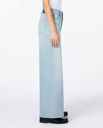 WOMEN | Light Baggy Jeans 9oz Light Indigo,LIGHT INDIGO, large image number 1