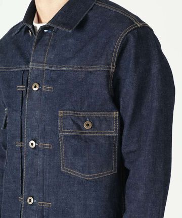 12.5oz Type2 Denim Jacket,INDIGO, small image number 4