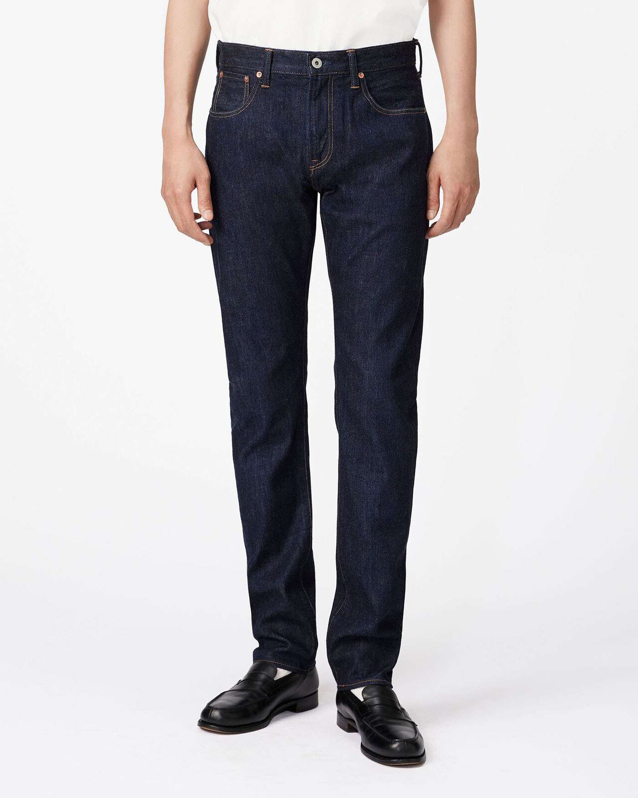 Selvedge Slim Jeans 12oz,INDIGO, large image number 0