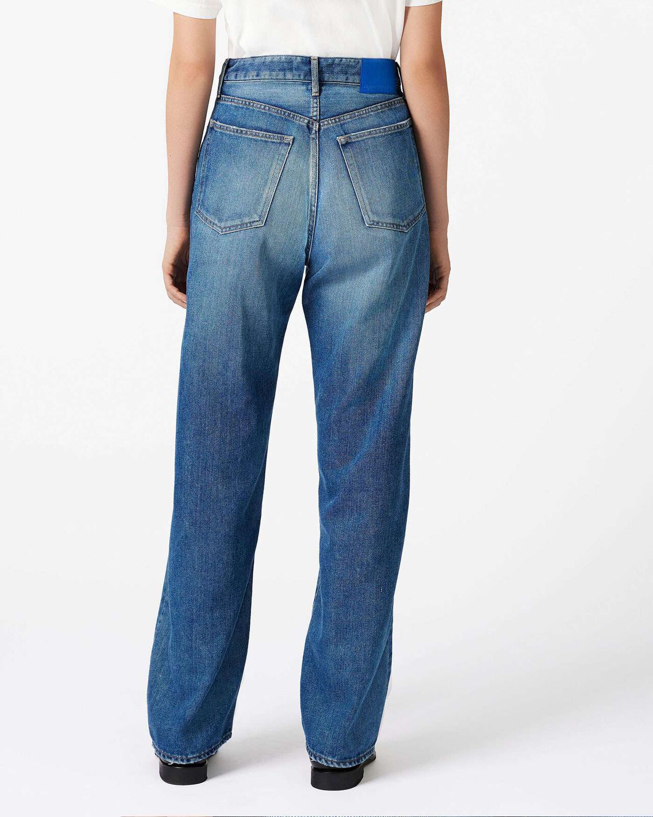 Light Straight Jeans 9oz Medium Indigo,MEDIUM INDIGO, large image number 2