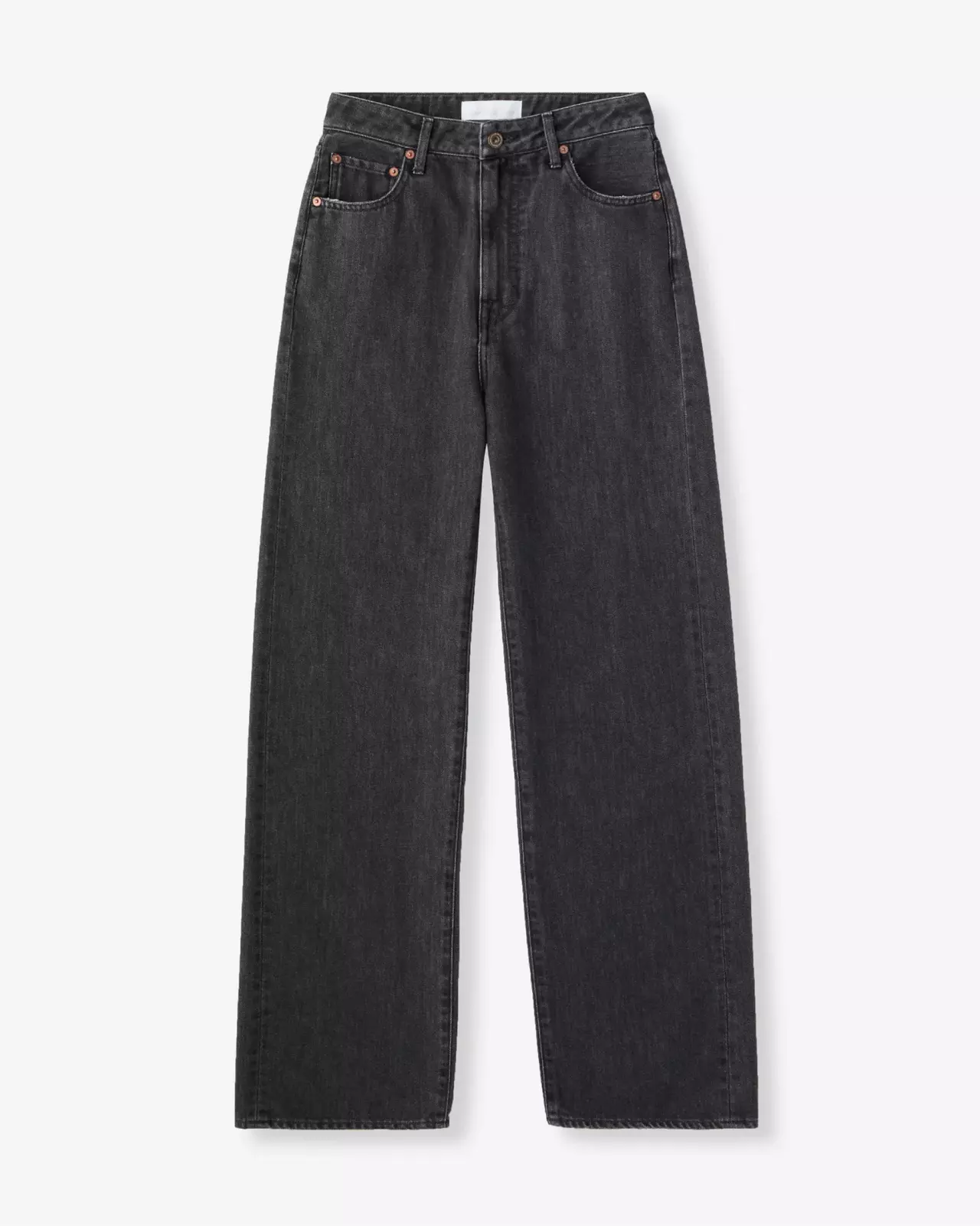 WOMEN | Light Straight Jeans 9oz Washed Black,BLACK, large image number 4