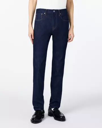MEN | Selvedge Slim Jeans 14oz,INDIGO, large image number 0