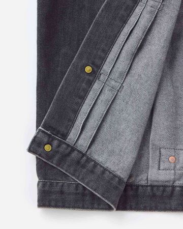 MEN | Light Type 1 Denim Jacket 9oz Washed Black,WASHED BLACK, large image number 7