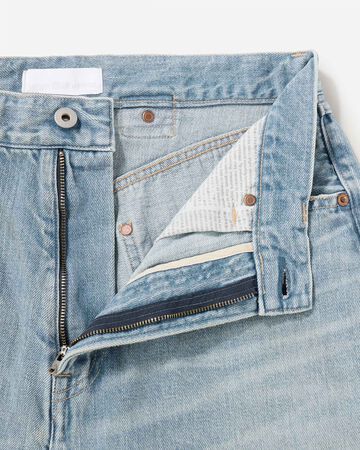 MEN | ReDESIGN Skew Wide Jeans 12oz Light Indigo,LIGHT INDIGO, large image number 6