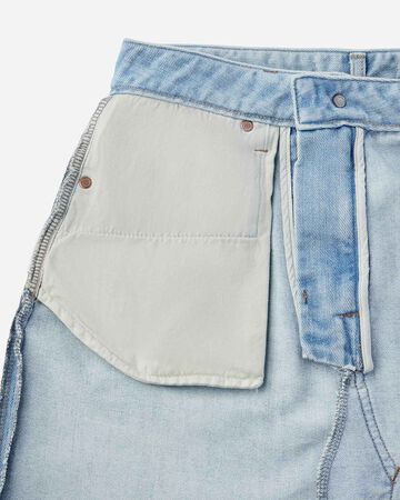 WOMEN | Light Denim Skirt 9oz Light Indigo,LIGHT INDIGO, large image number 7