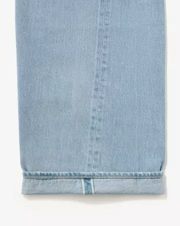 MEN | ReDESIGN Skew Straight Jeans 12oz Light Indigo,LIGHT INDIGO, large image number 9
