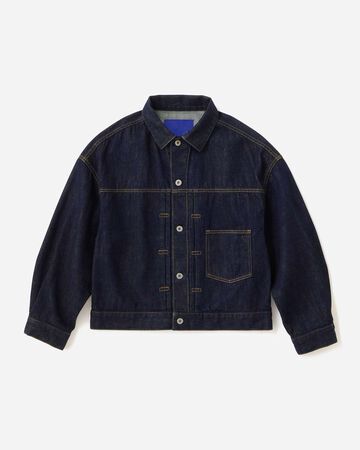 Selvedge Denim Jacket 12oz,INDIGO, small image number 3