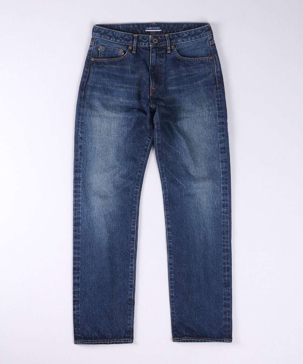 J401(D01) 14.8oz US Cotton Selvedge Jeans (Aging Wash)-DID-34,DARK INDIGO, large image number 6