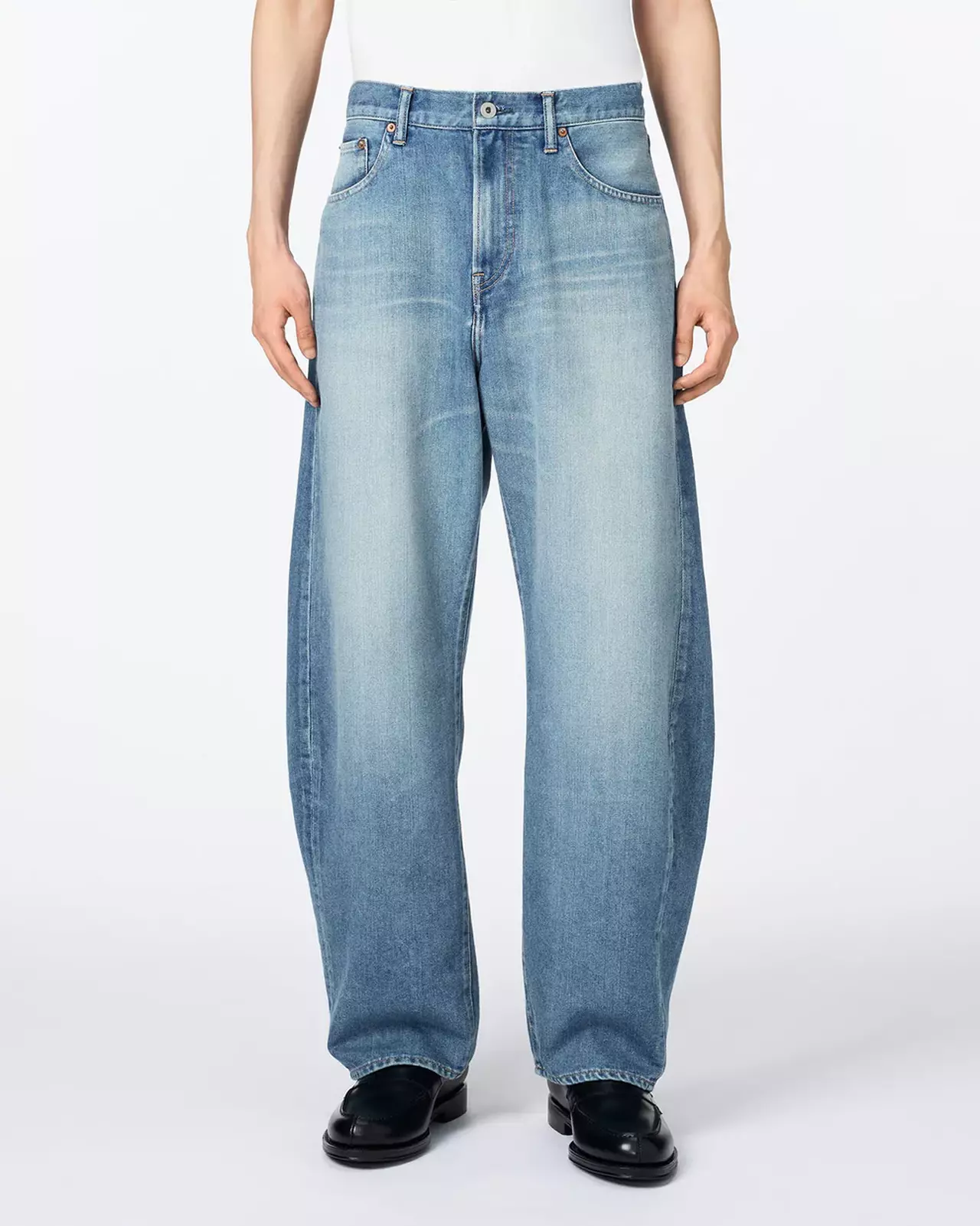 MEN | Light Curve Jeans 9oz Medium Indigo,MEDIUM INDIGO, large image number 0