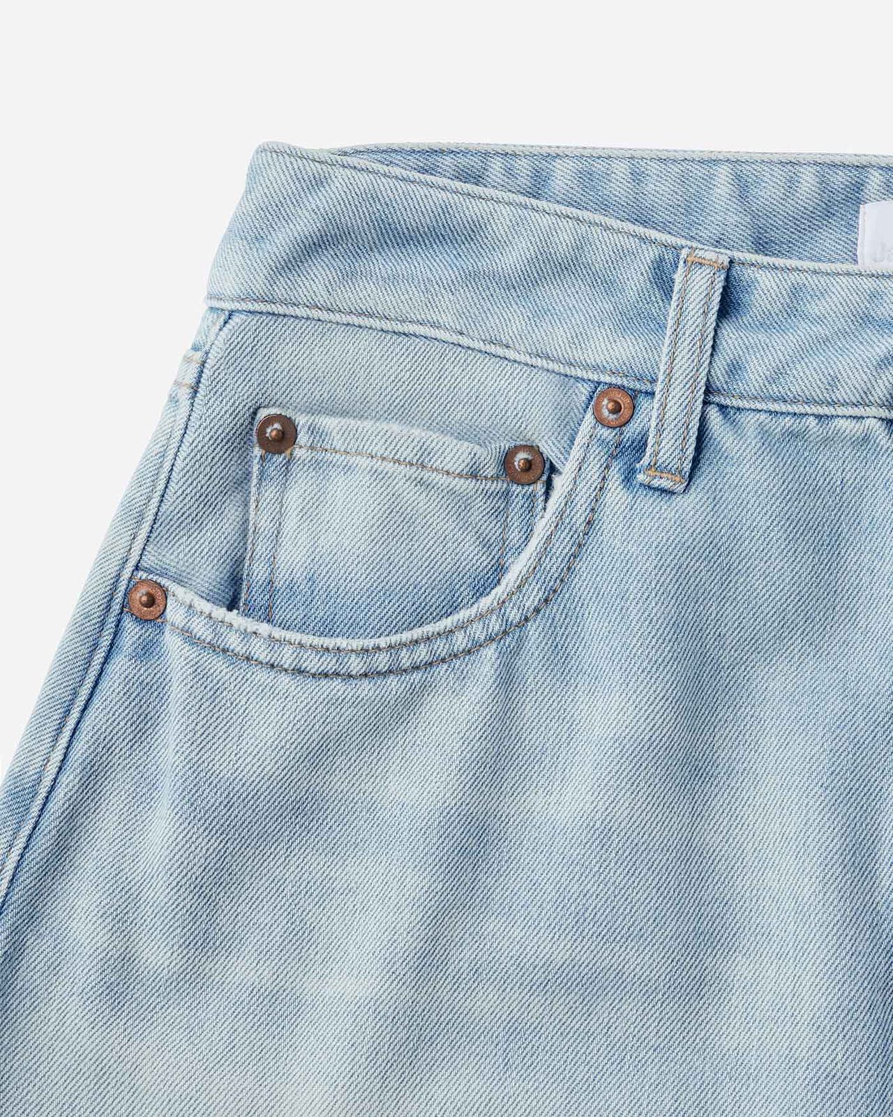 WOMEN | Light Denim Skirt 9oz Light Indigo,LIGHT INDIGO, large image number 9