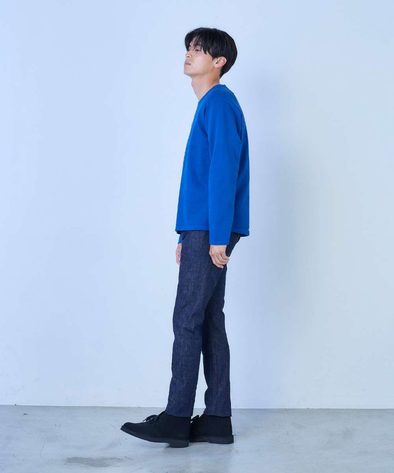 J204 12.5oz Africa Cotton Tapered Selvedge Jeans,INDIGO, large image number 8